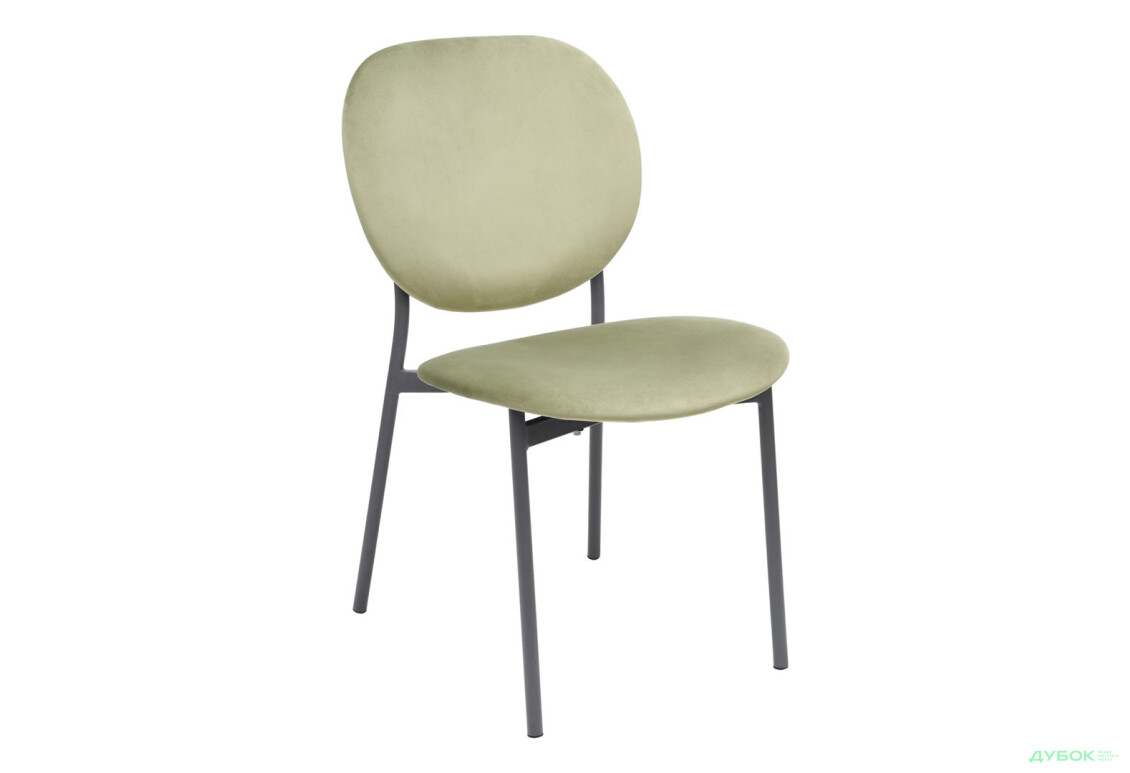 Стілець кухонний Bjorn Карл 47x62x88 см м'який, оливковий Magic Velvet 2243, опора сіра - Зображення 3 Зображення 3 - Стілець кухонний Bjorn Карл 47x62x88 см м'який, оливковий Magic Velvet 2243, опора сіра
