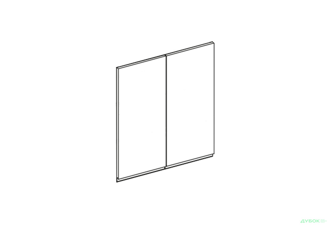 Фасад В 80 (h-920) Мілана Світ Меблів