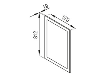 Н панель 812 Анна Світ Меблів