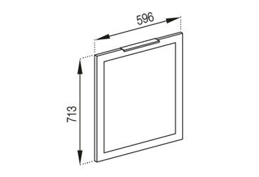 Фасад під посудомийку Ф 60 ПМ Анна Світ Меблів