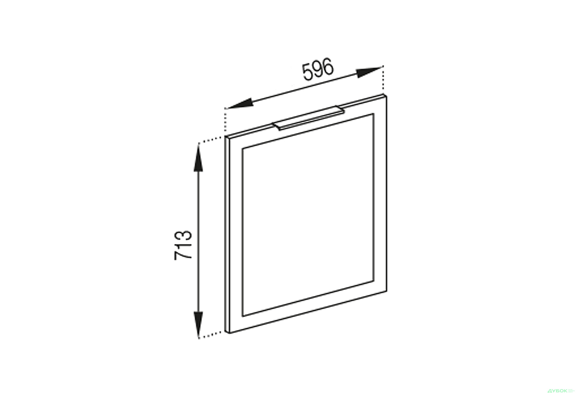 Изображение 1 - Фасад под посудомойку Ф 60 ПМ Анна Svit Mebliv
