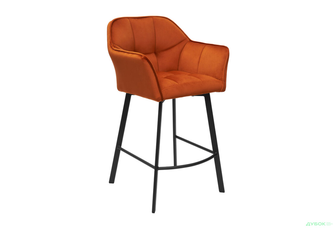 Изображение 3 - Стул полубарный Bjorn Френк РВ 59x52x96 см, коричневый Magic Velvet 2213, опора черная