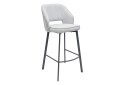 Зображення 3 - Стілець барний Bjorn Андре В 51x60x105 см, сірий Solid 83, опора сіра