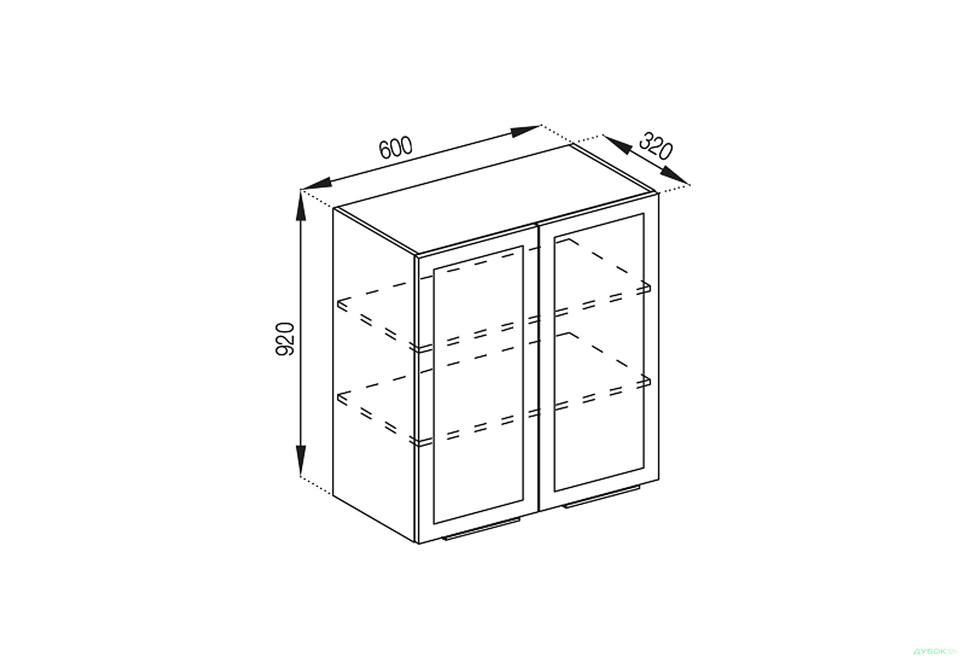 Зображення 1 - В 60 (h-920) Анна Світ Меблів