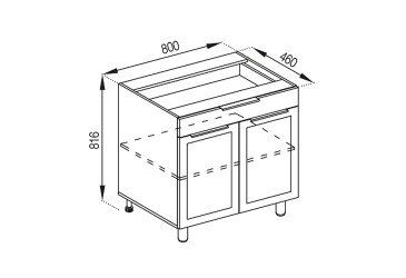 Н 80 ДШ LUX Анна Svit Mebliv