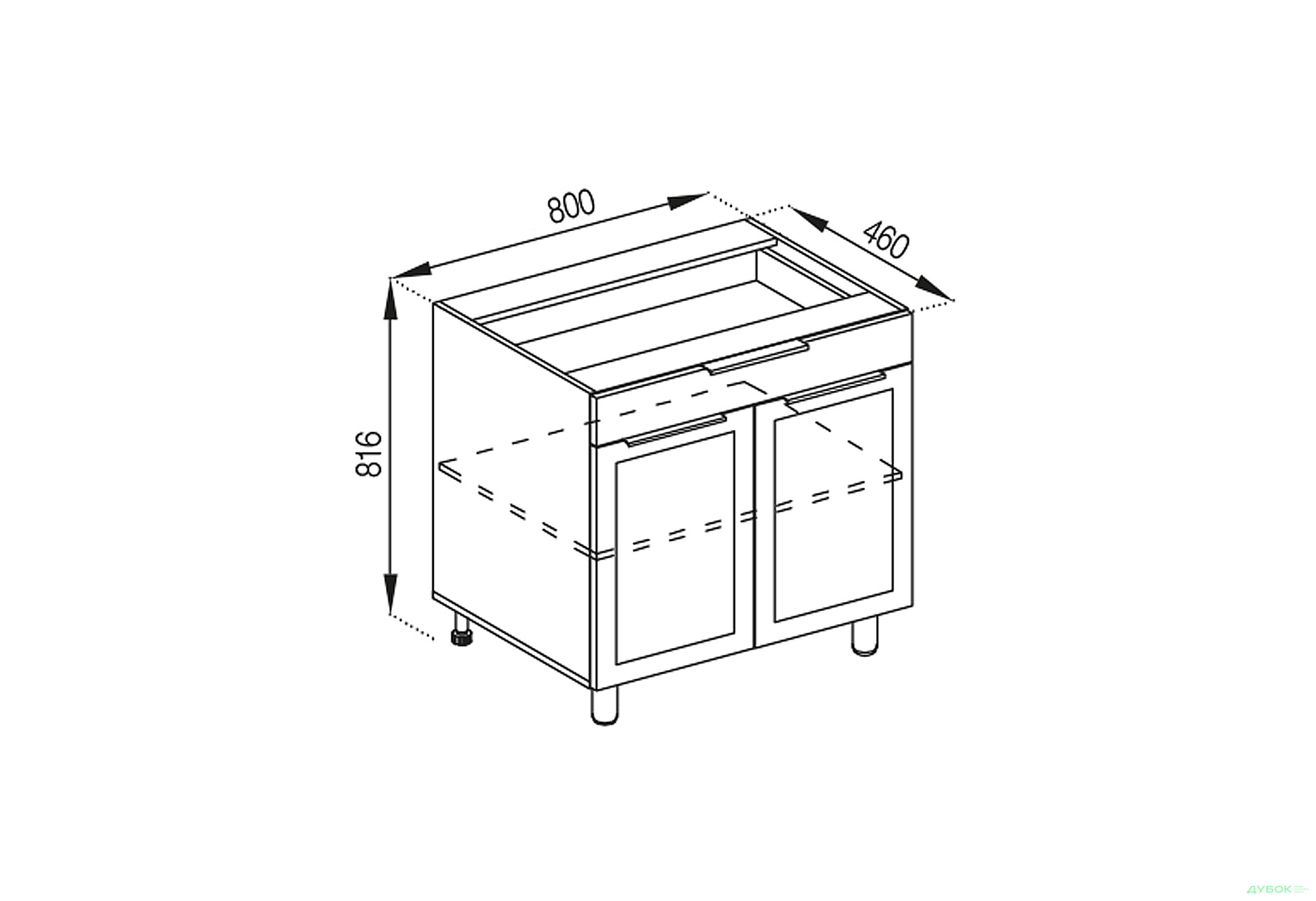Зображення 1 - Н 80 ДШ LUX Анна Світ Меблів