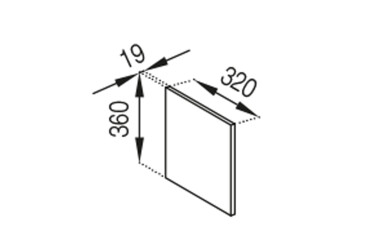 А панель (320) Мілана Світ Меблів