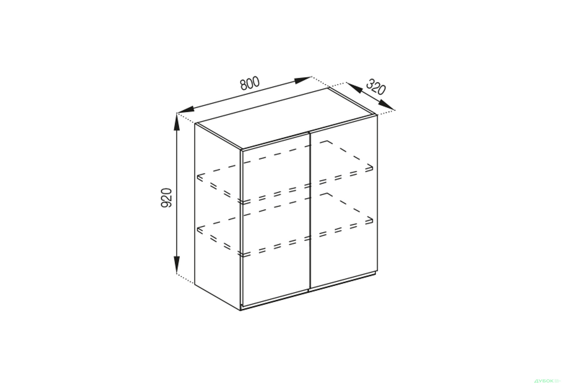 Зображення 1 - В 80 (h-920) Мілана Світ Меблів