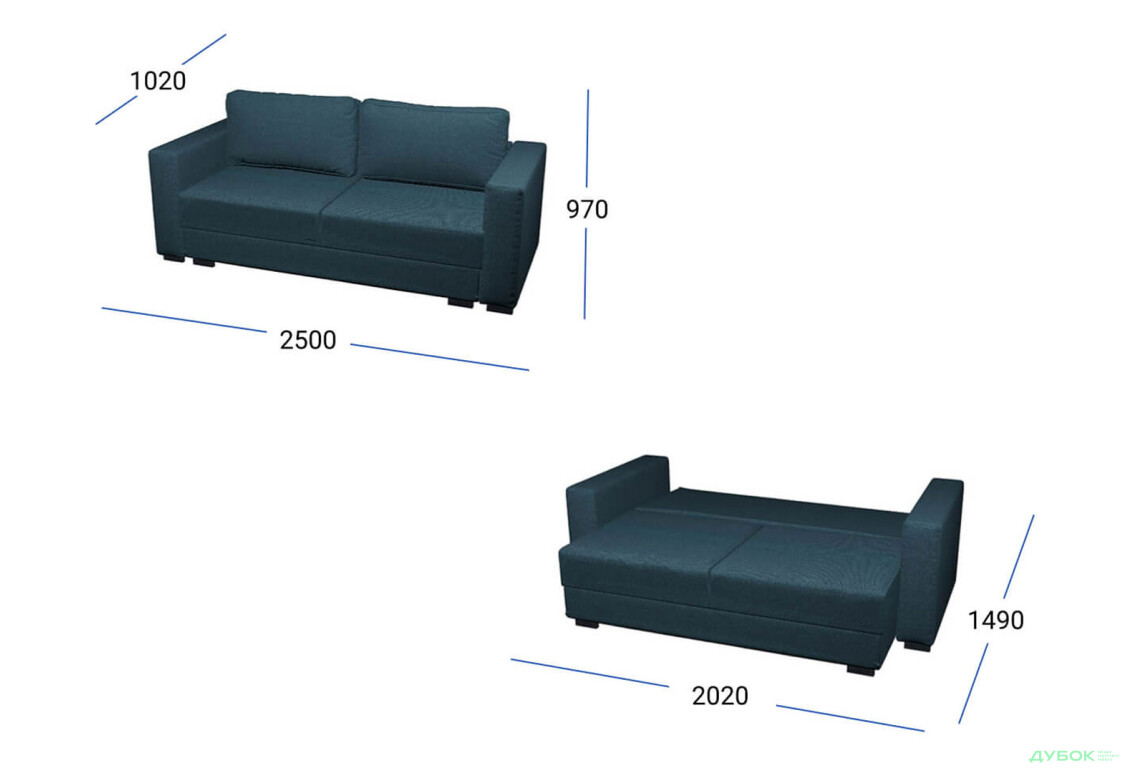 Изображение 5 - Диван UMa Кейнан 250x97 см