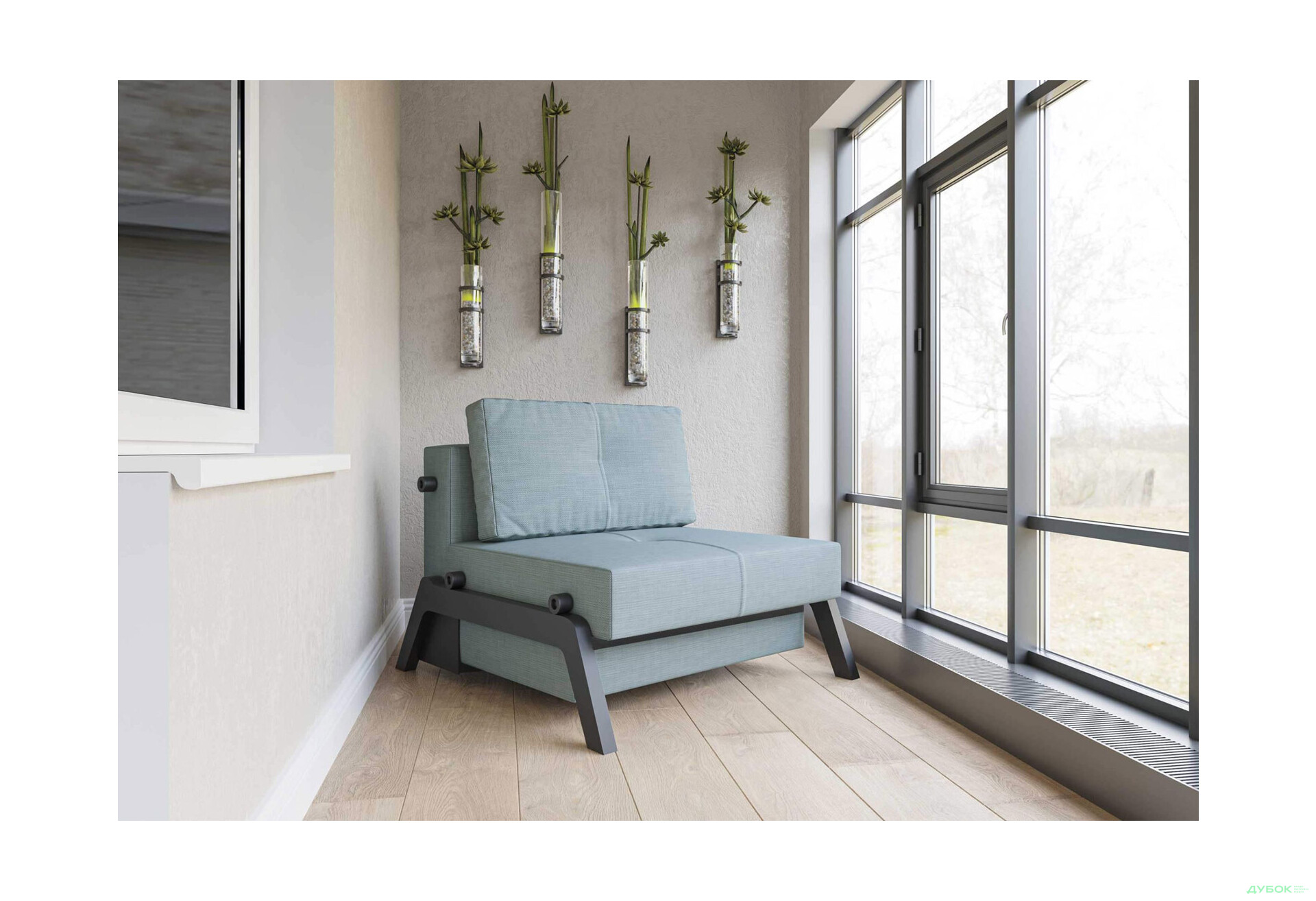 Диван UMa Оксфорд міні 100x101 см - Зображення 1 Зображення 1 - Диван UMa Оксфорд міні 100x101 см