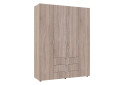 Изображение 2 - Шкаф Doros Гелар 4 ДСП 4-дверная с 3 ящиками 155 см Дуб Сонома