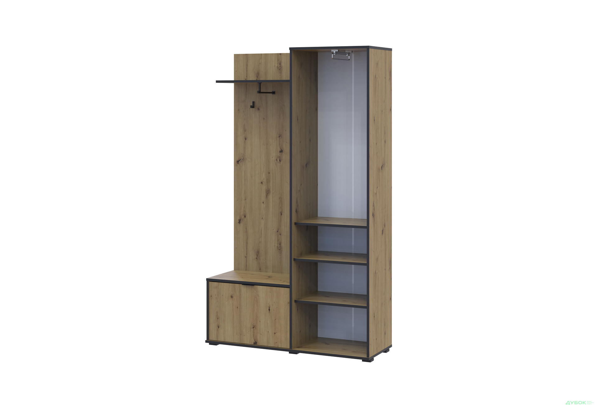 Изображение 4 - Прихожая Doros Дора 113,5 см Дуб Артизан