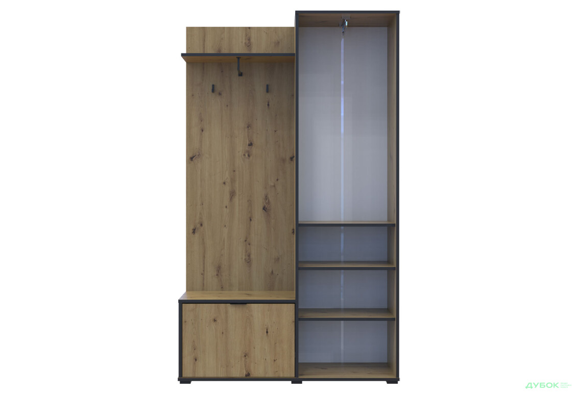 Изображение 5 - Прихожая Doros Дора 113,5 см Дуб Артизан