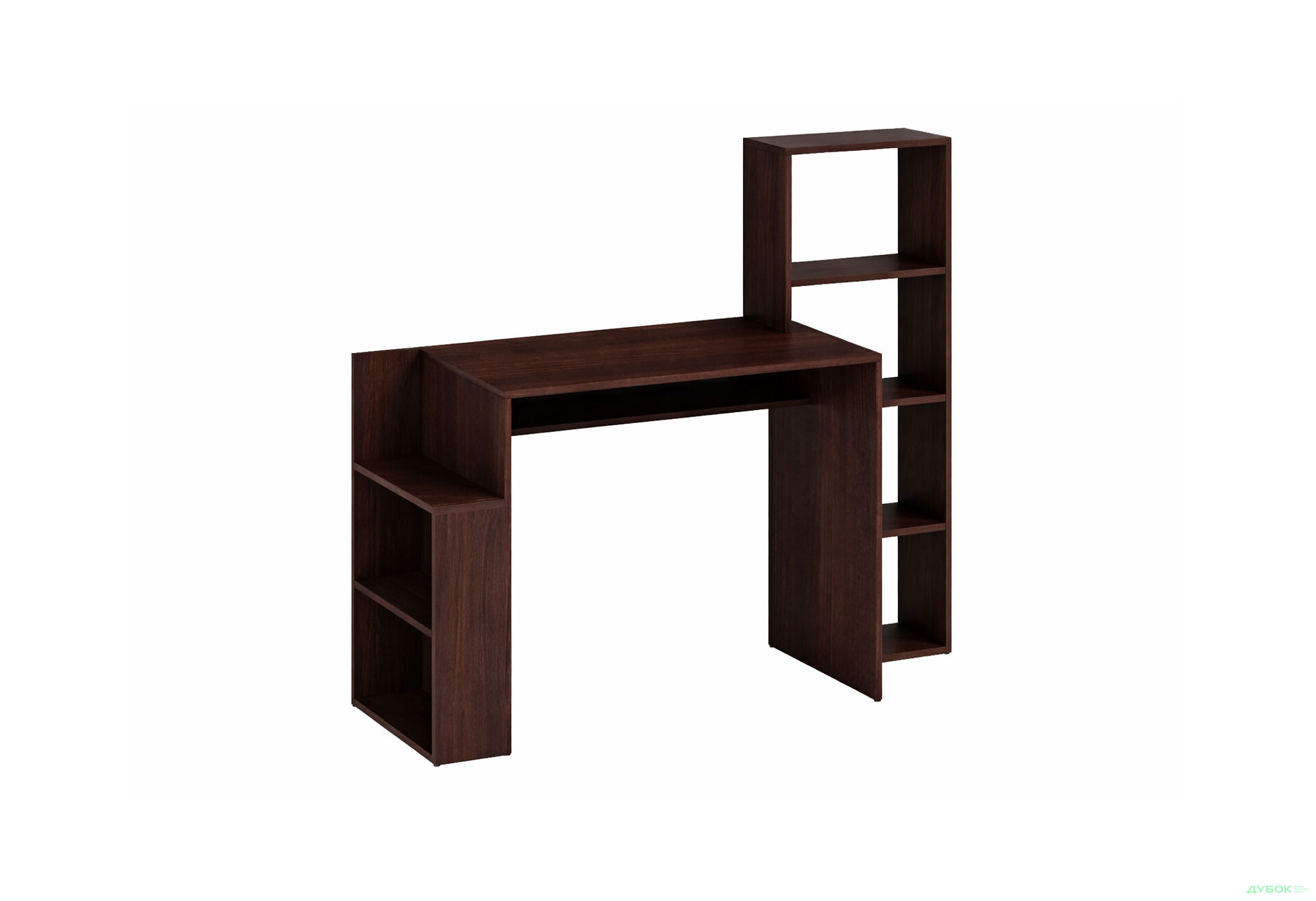 Изображение 1 - Стол письменный Moreli ST0025 144x50 см с надстройкой и полками венге магия