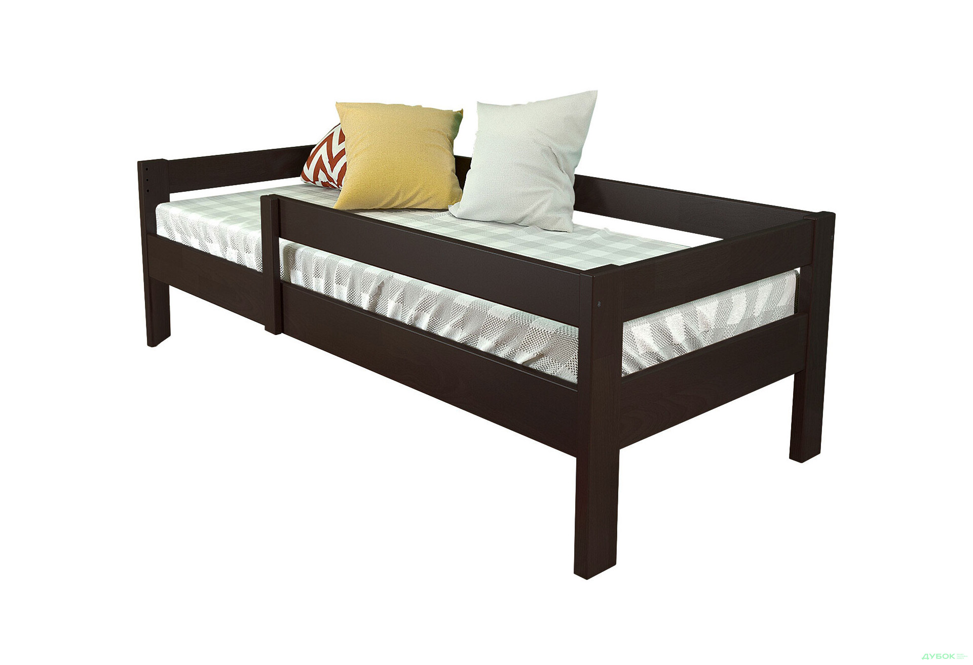 Ліжко Arbor Drev Альф (без шухляд) 90х200, бук, венге - Зображення 1 Зображення 1 - Ліжко Arbor Drev Альф (без шухляд) 90х200, бук, венге