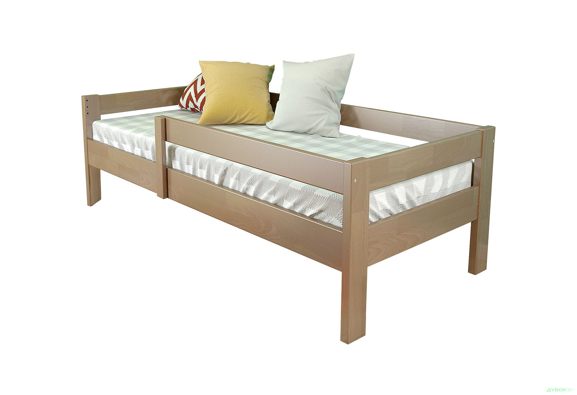 Зображення 1 - Ліжко Arbor Drev Альф (без шухляд) 90х200, сосна, горіх