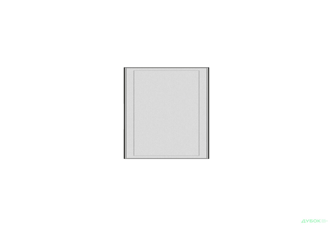 Фасад Ф-500x400 (А) Неаполь стекло Сатин (FP-1) AL Вип-Мастер