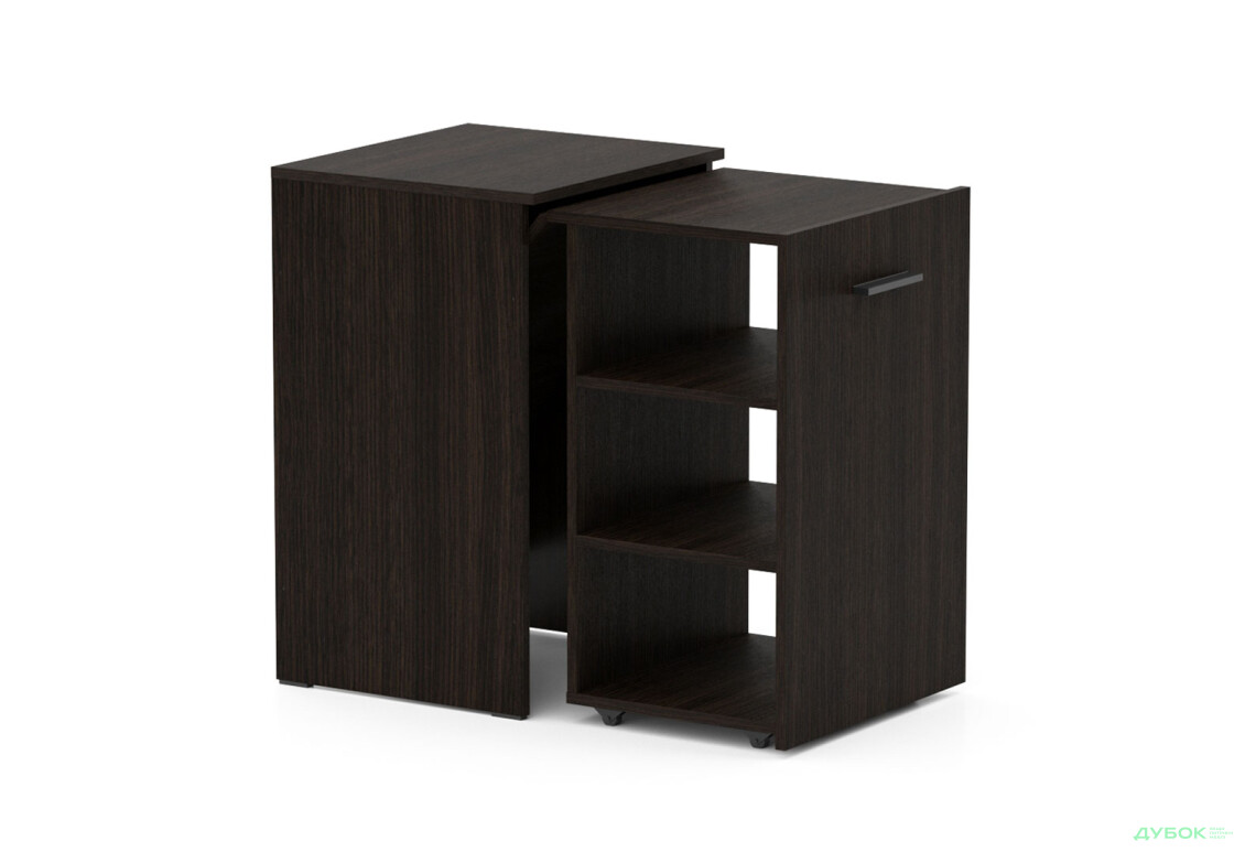 Изображение 2 - Стол-тумба трансформер Knap Knap Hobana / Хобана с тремя открытыми полочками, Венге