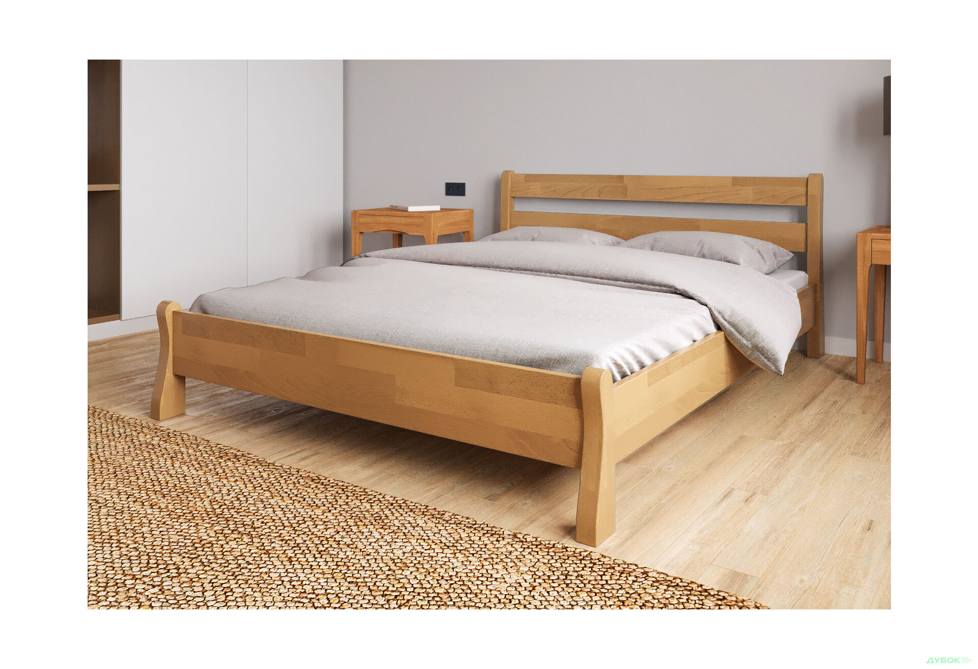 Зображення 2 - Ліжко Arbor Drev Венеція 160х200, бук, горіх