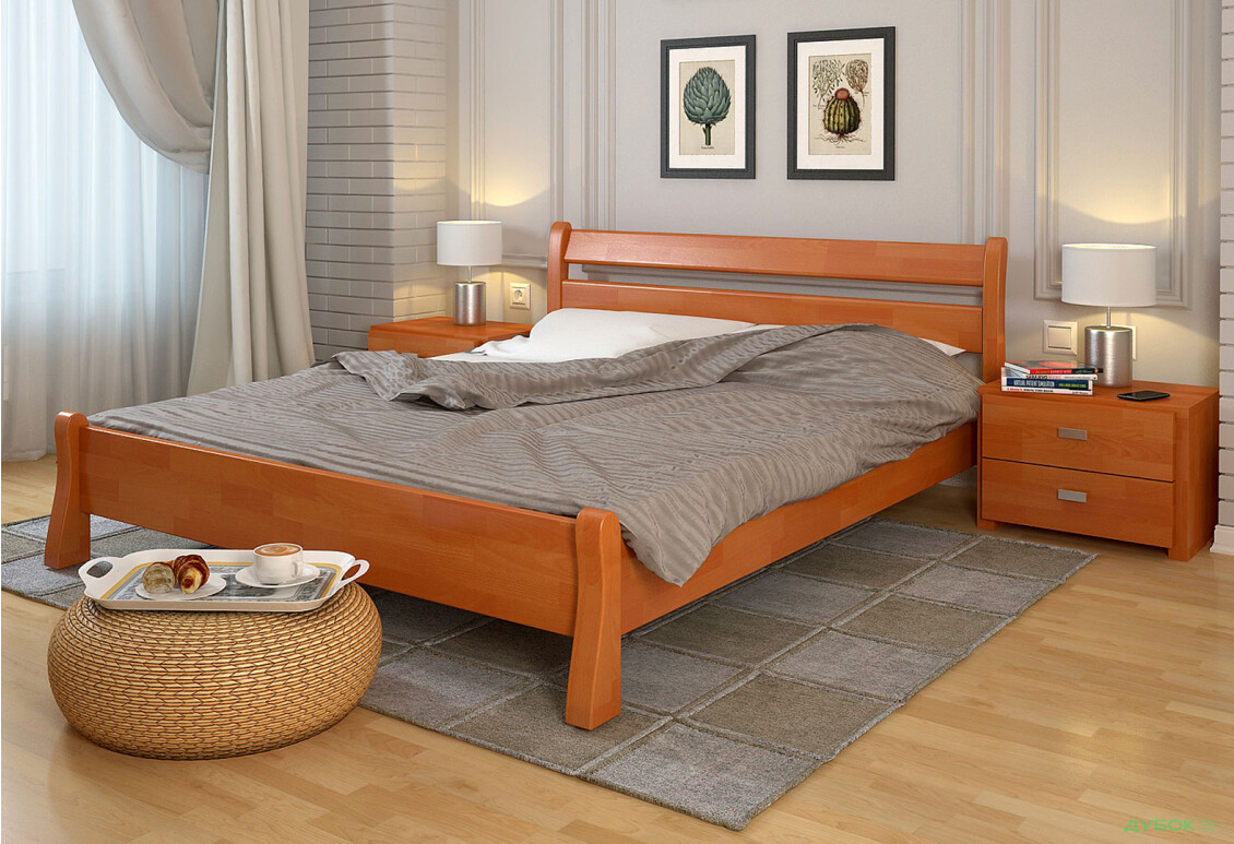 Изображение 2 - Кровать Арбор Древ Венеция 160х190, бук, ольха