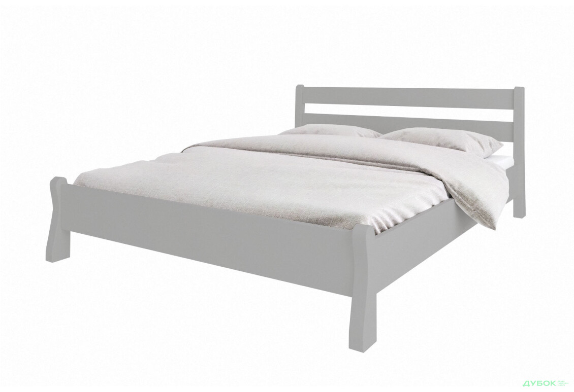 Ліжко Arbor Drev Венеція 160х190, бук, сірий