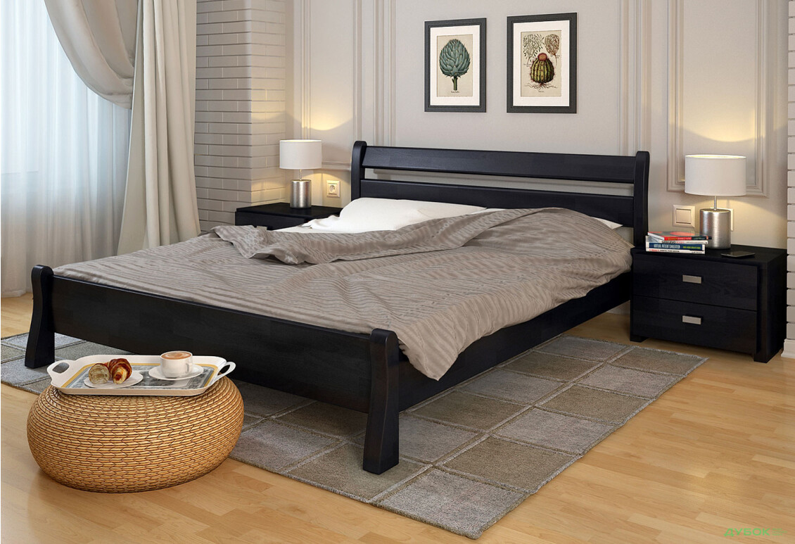 Ліжко Arbor Drev Венеція 160х190, сосна, венге - Зображення 2 Зображення 2 - Ліжко Arbor Drev Венеція 160х190, сосна, венге