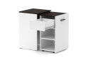 Изображение 2 - Стол-тумба трансформер Knap Knap Hobana / Хобана Ш1 с 2 открытыми полочками и ящиком, Белый / Венге