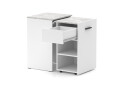 Изображение 2 - Стол-тумба трансформер Knap Knap Hobana / Хобана Ш1 с 2 открытыми полочками и ящиком, Белый / Ателье светлый