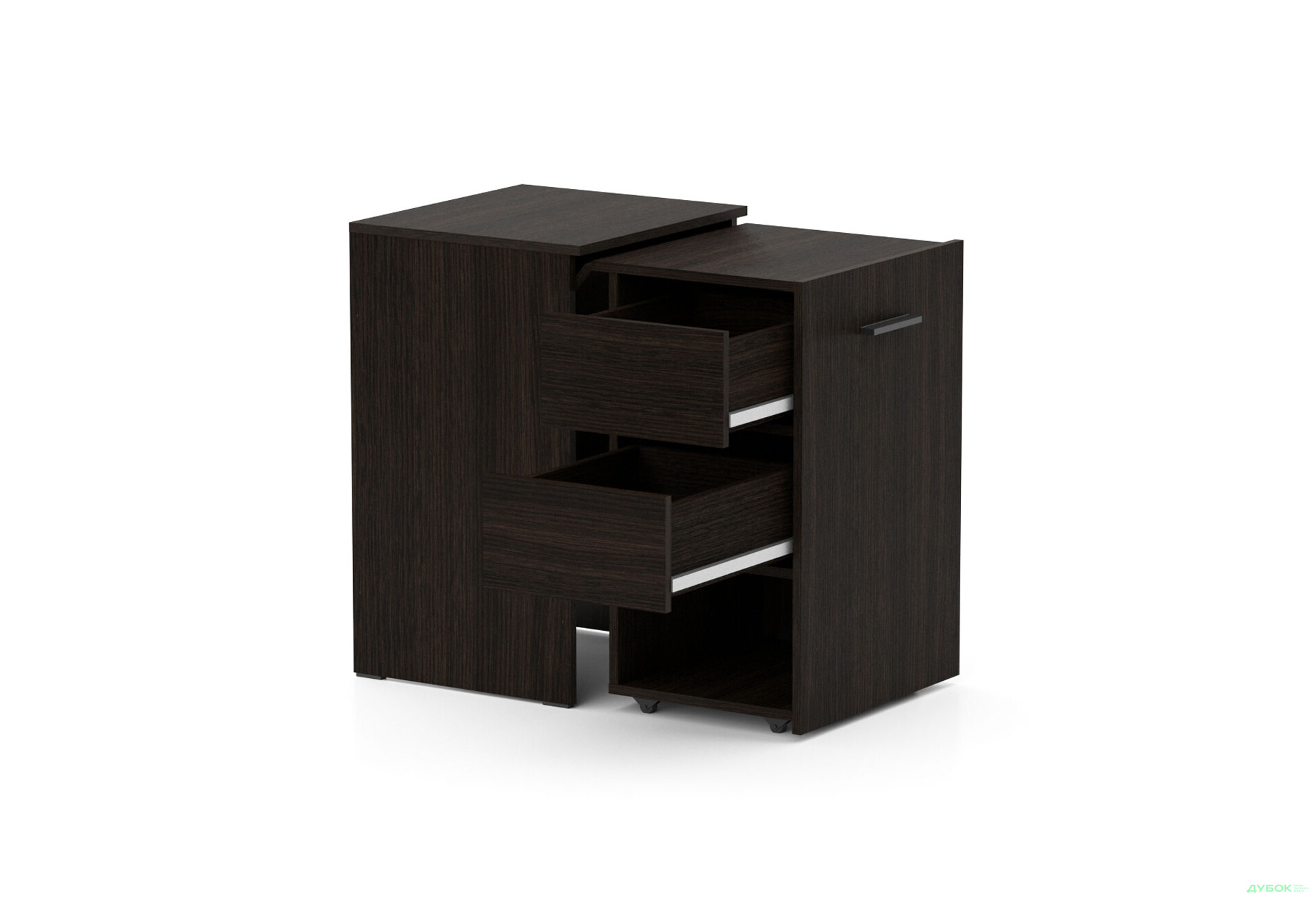 Изображение 2 - Стол-тумба трансформер Knap Knap Hobana / Хобана Ш2 с полкой и ящиками, Венге