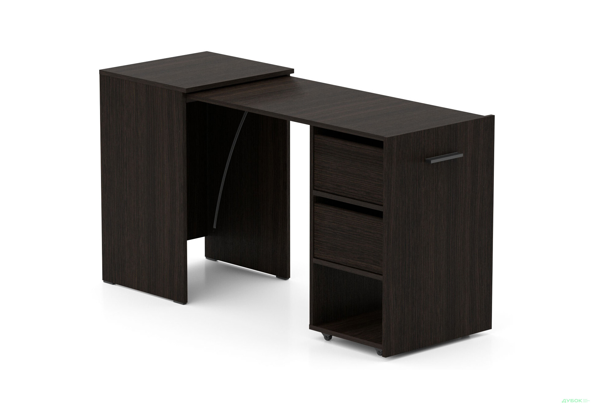Изображение 1 - Стол-тумба трансформер Knap Knap Hobana / Хобана Ш2 с полкой и ящиками, Венге
