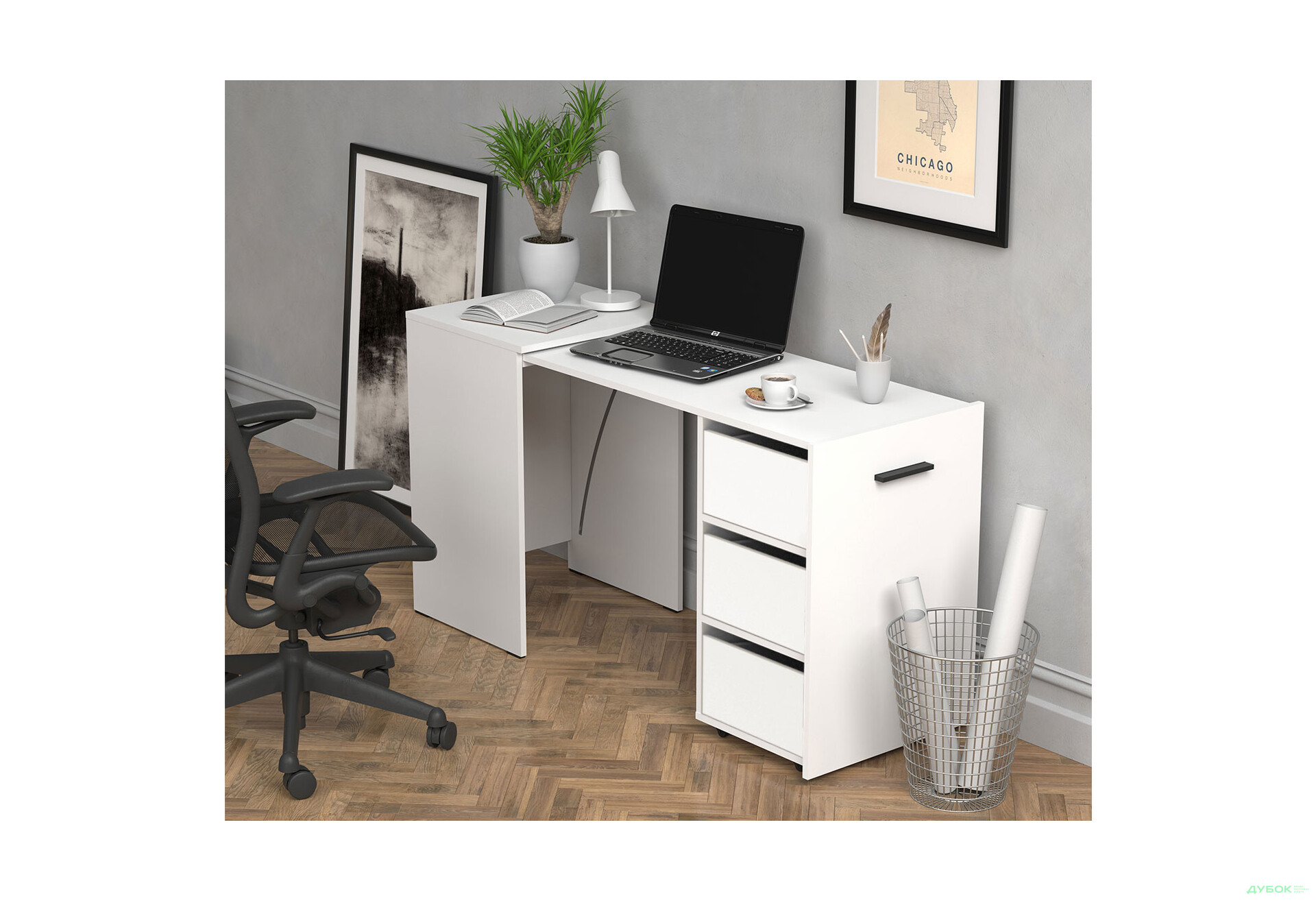 Изображение 5 - Стол-тумба трансформер Knap Knap Hobana / Хобана Ш3 с ящиками, Белый