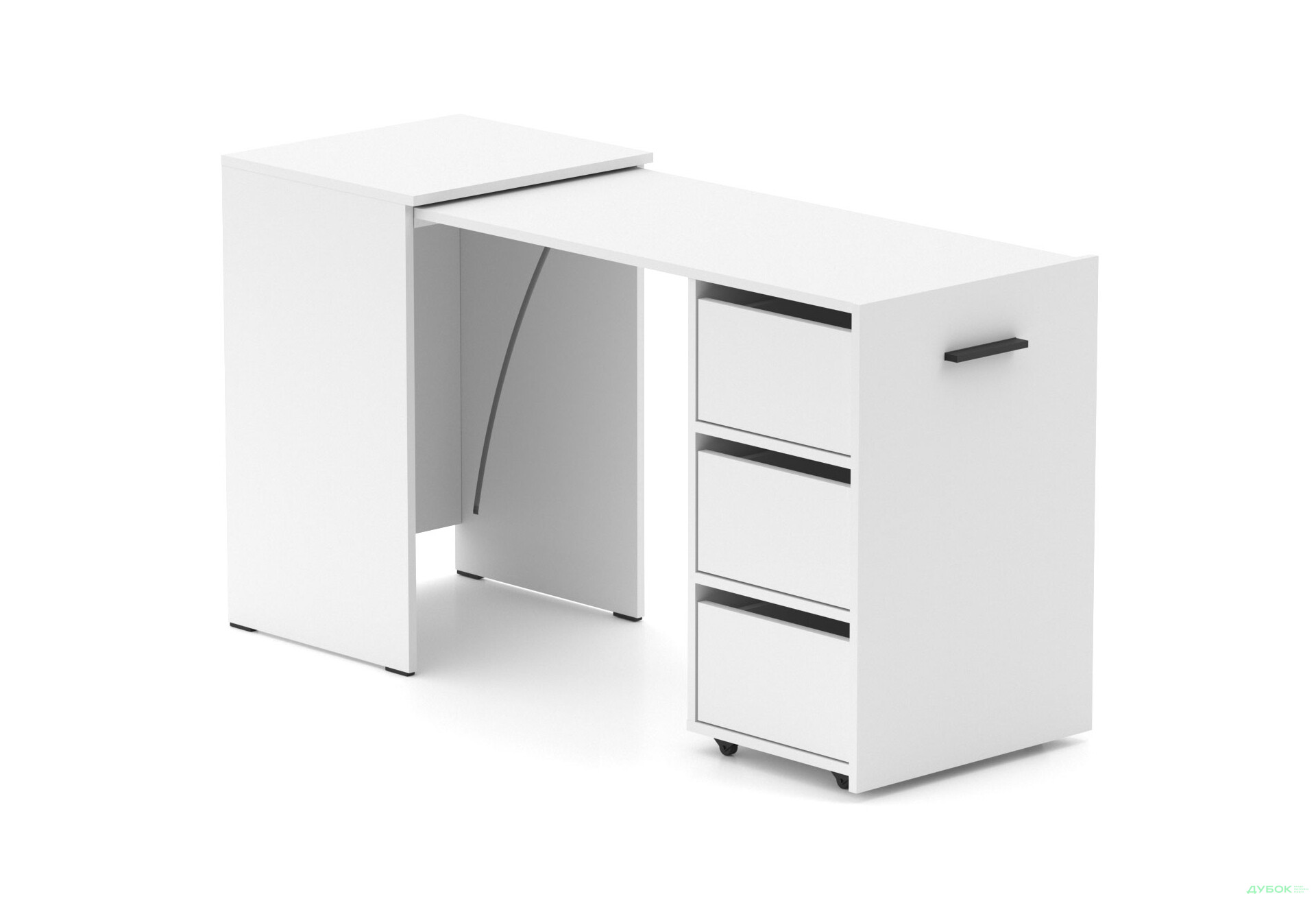 Изображение 1 - Стол-тумба трансформер Knap Knap Hobana / Хобана Ш3 с ящиками, Белый