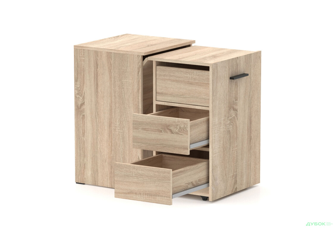 Изображение 2 - Стол-тумба трансформер Knap Knap Hobana / Хобана Ш3 с ящиками, Дуб сонома