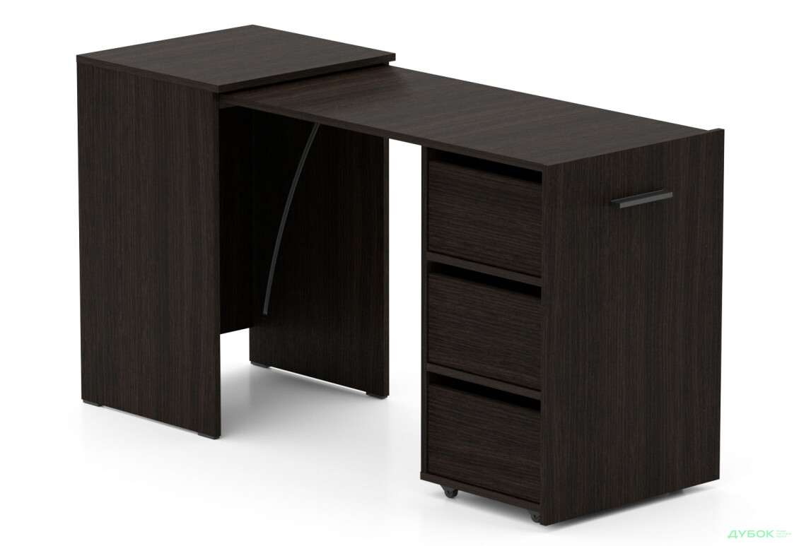 Стол-тумба трансформер Knap Knap Hobana / Хобана Ш3 с ящиками, Венге