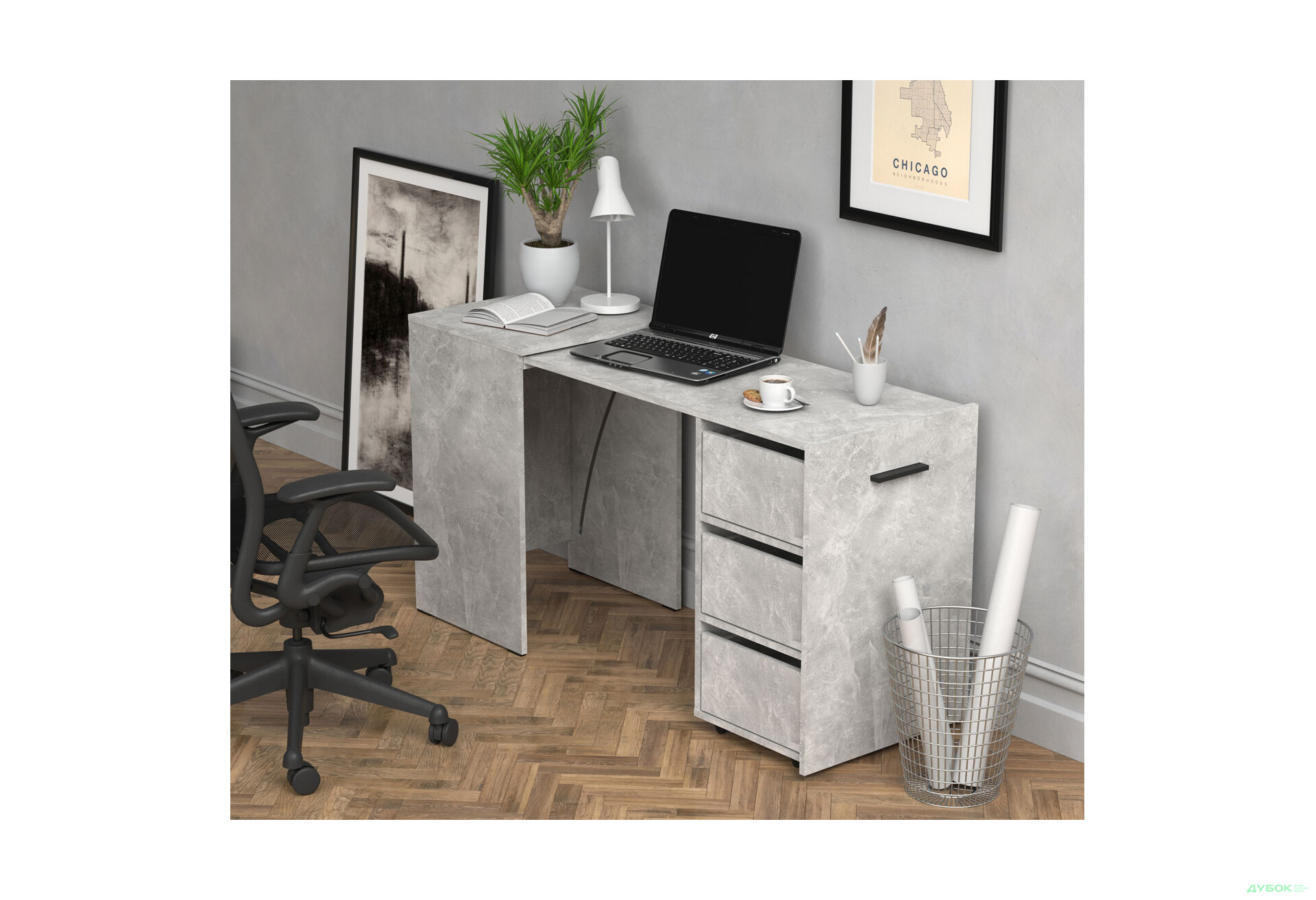 Изображение 5 - Стол-тумба трансформер Knap Knap Hobana / Хобана Ш3 с ящиками, Ателье светлый