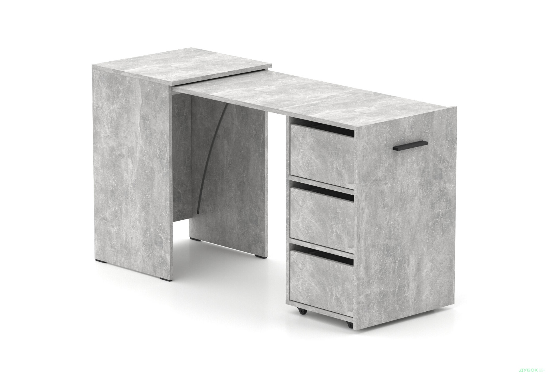 Изображение 1 - Стол-тумба трансформер Knap Knap Hobana / Хобана Ш3 с ящиками, Ателье светлый