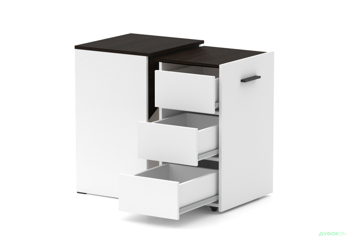 Изображение 2 - Стол-тумба трансформер Knap Knap Hobana / Хобана Ш3 с ящиками, Белый / Венге