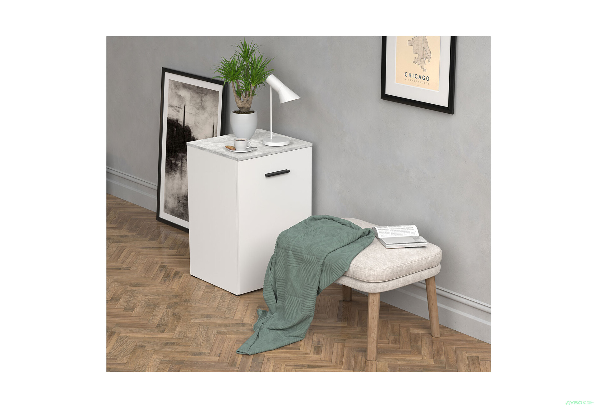 Изображение 4 - Стол-тумба трансформер Knap Knap Hobana / Хобана Ш3 с ящиками, Белый / Ателье светлый