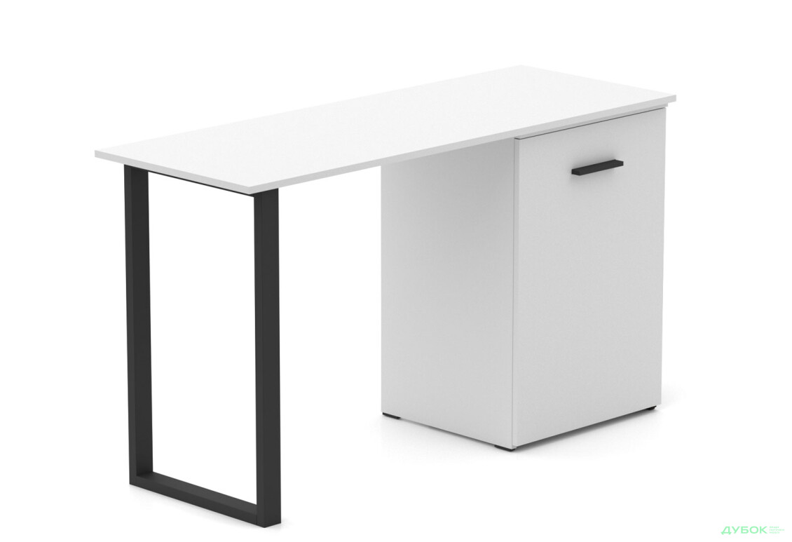 Зображення 4 - Стіл-трансформер Knap Knap Hobana+Jambo / Хобана+Джамбо з додатковою поворотною стільницею та полицями, Білий