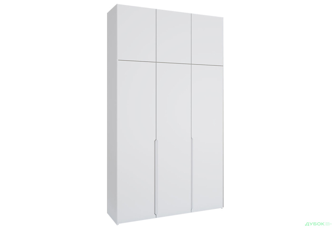 Шафа VIP-master Неаполь 3-дверна з антресолею 150 см Біла - Зображення 1 Зображення 1 - Шафа VIP-master Неаполь 3-дверна з антресолею 150 см Біла