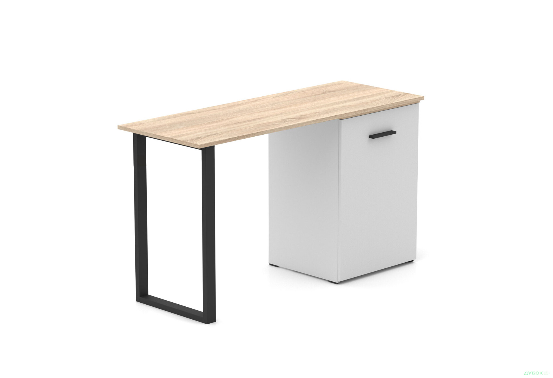 Изображение 3 - Стол-трансформер Knap Knap Hobana+Jambo / Хобана+Джамбо с дополнительной поворотной столешницей и полками, Белый / Дуб сонома