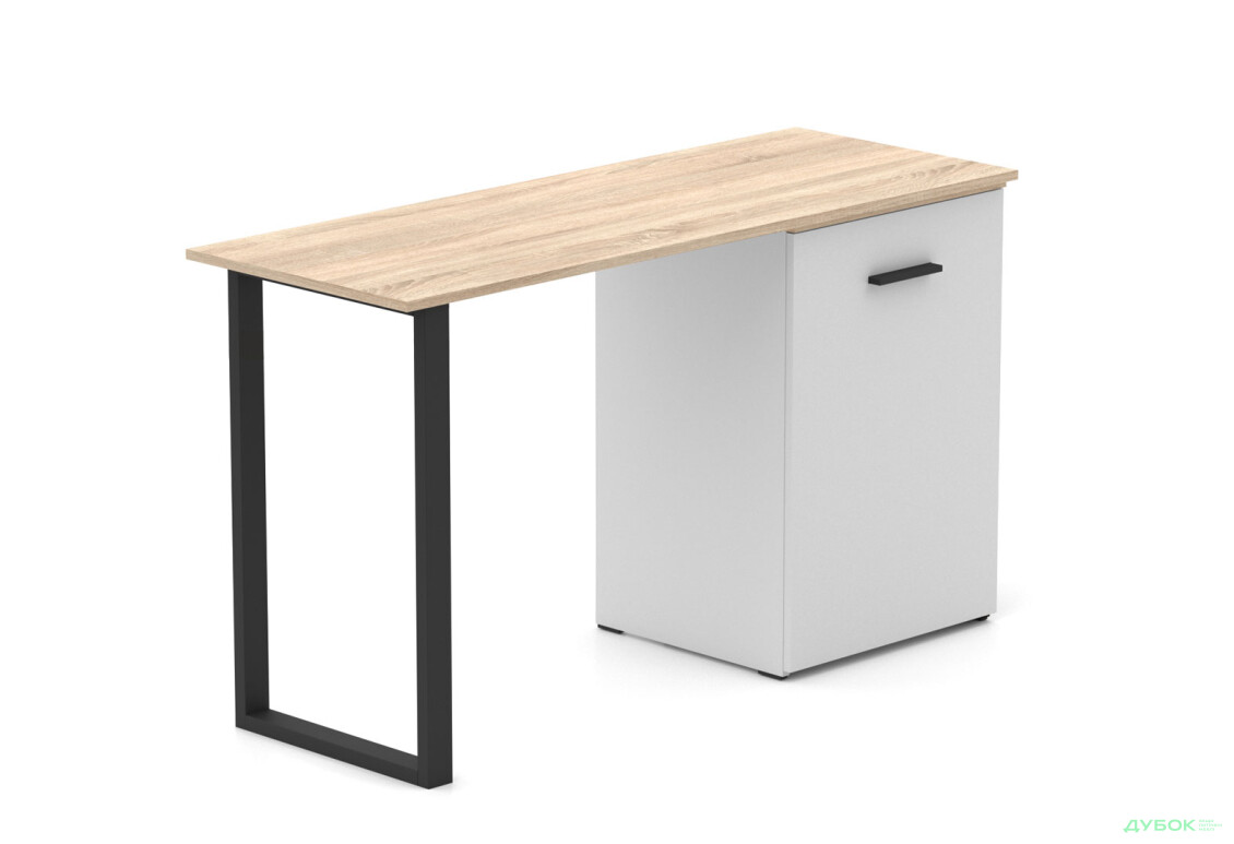 Изображение 3 - Стол-трансформер Knap Knap Hobana+Jambo / Хобана+Джамбо с дополнительной поворотной столешницей и полками, Белый / Дуб сонома