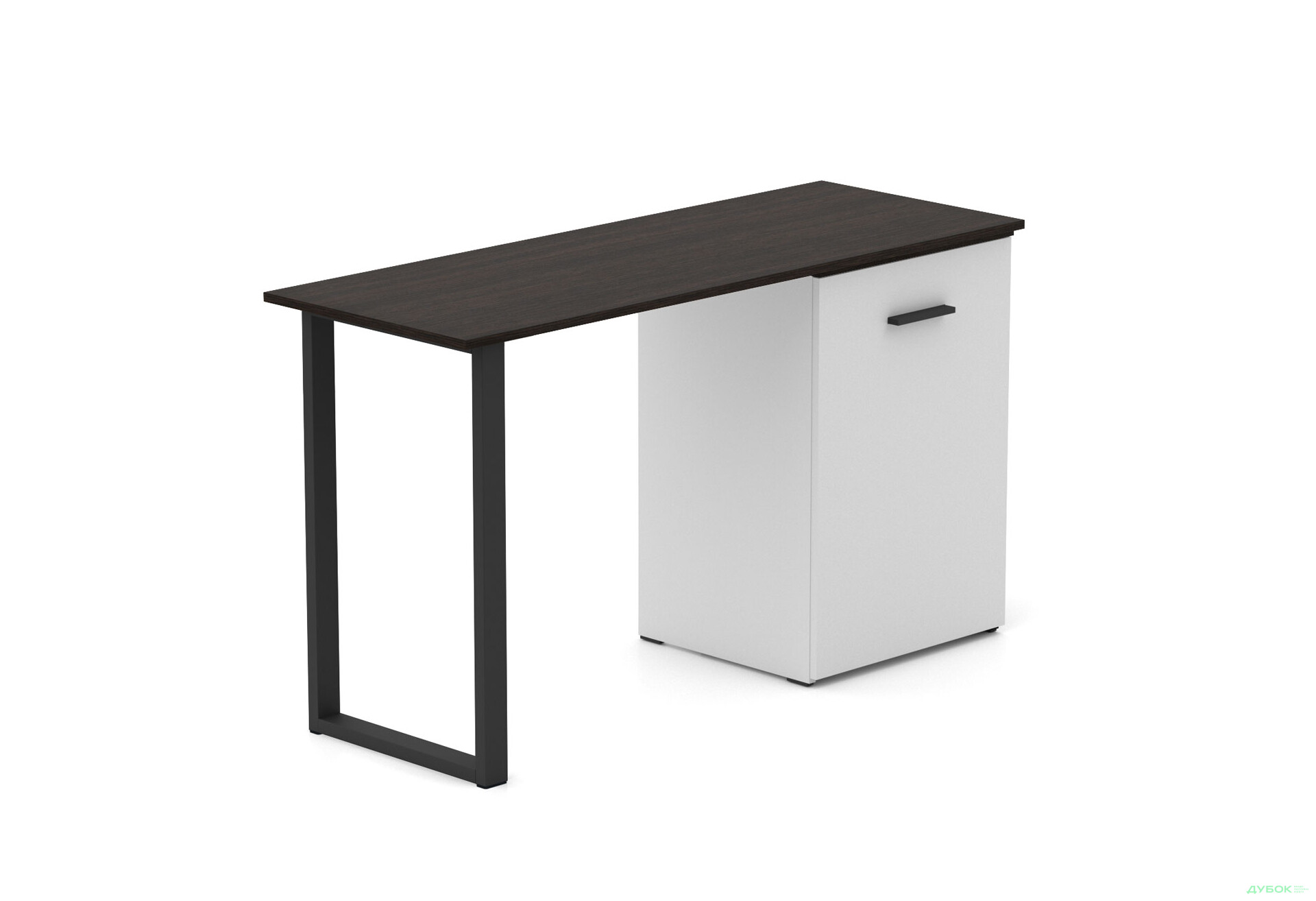 Зображення 3 - Стіл-трансформер Knap Knap Hobana+Jambo / Хобана+Джамбо з додатковою поворотною стільницею та полицями, Білий / Венге