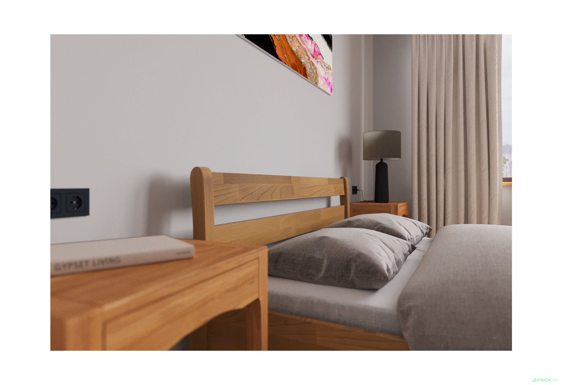 Зображення 3 - Ліжко Arbor Drev Венеція 180х200, сосна, горіх