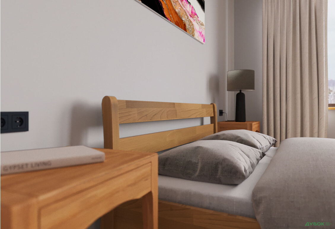 Зображення 3 - Ліжко Arbor Drev Венеція 180х200, сосна, горіх