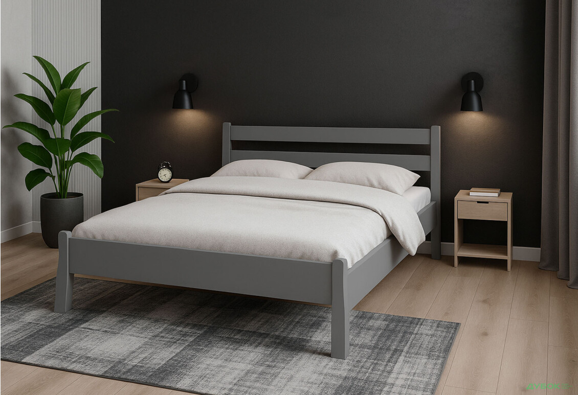 Изображение 2 - Кровать Арбор Древ Венеция 180х190, бук, серый