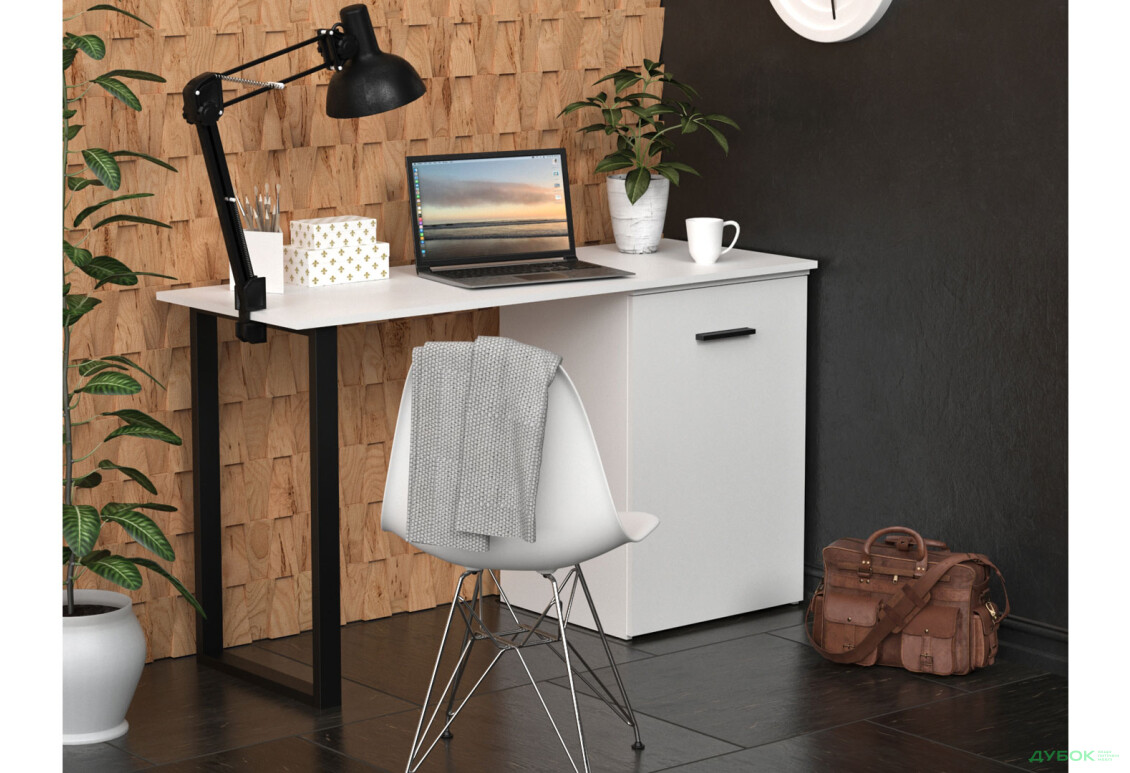 Изображение 5 - Стол-трансформер Knap Knap Hobana+Jambo / Хобана+Джамбо Ш1 с дополнительной поворотной столешницей, полками и ящиком, Белый