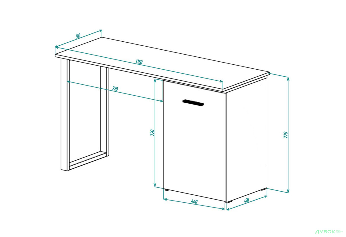 Изображение 8 - Стол-трансформер Knap Knap Hobana+Jambo / Хобана+Джамбо Ш1 с дополнительной поворотной столешницей, полками и ящиком, Ателье светлый