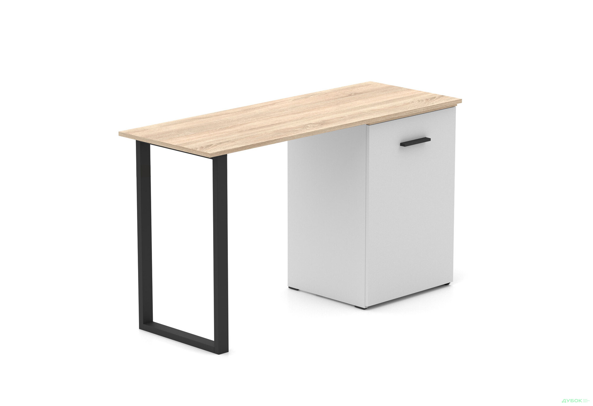 Изображение 3 - Стол-трансформер Knap Knap Hobana+Jambo / Хобана+Джамбо Ш1 с дополнительной поворотной столешницей, полками и ящиком, Белый / Дуб сонома