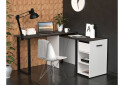 Зображення 6 - Стіл-трансформер Knap Knap Hobana+Jambo / Хобана+Джамбо Ш1 з додатковою поворотною стільницею, полицями та шухлядою, Білий / Венге